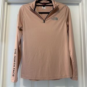The North Face Light Pink Long Sleeve Pullover